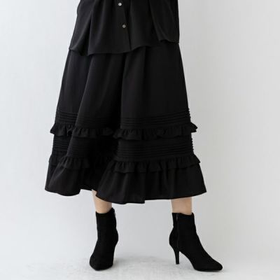 SALE】【返品不可】【SONO】チアフルフリルケーブルニットカーディガン