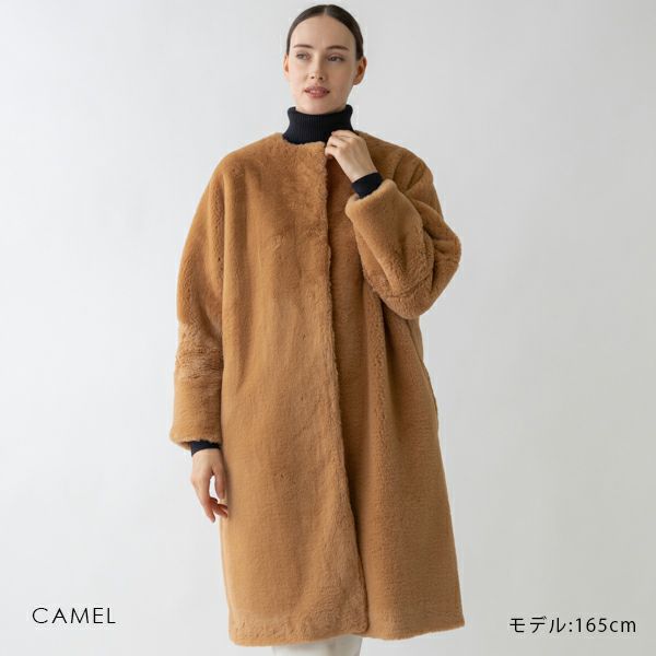 MORE SALE】【返品不可】【SONO】クリーミーファーコート【20231101