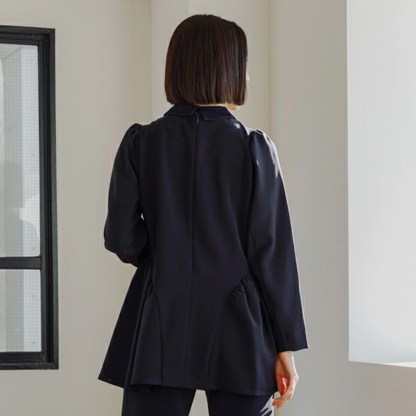 ☆】【返品不可】【SONO NAVY】ﾗｳﾝﾃﾞｨｯｼｭﾌﾚｱﾁｭﾆｯｸﾌﾞﾗｳｽ