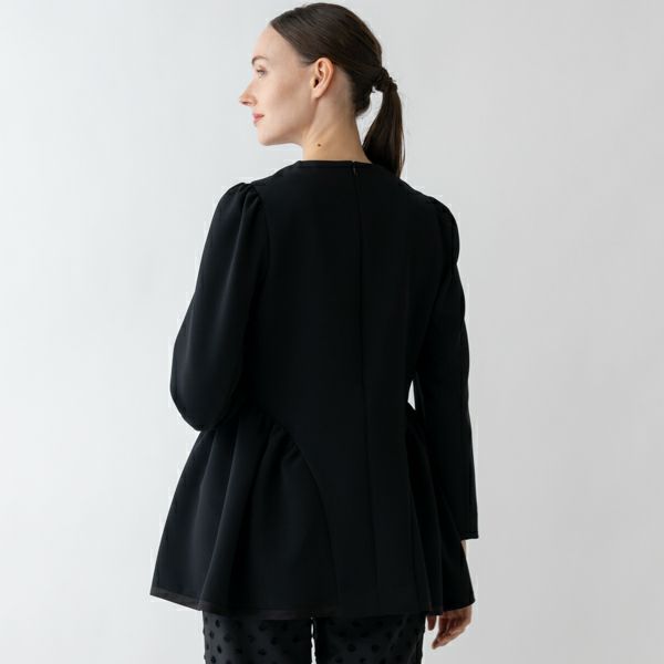 ☆】【返品不可】【SONO NAVY】-Dot JACQUARD-ﾁｭﾆｯｸﾚﾃﾞｨJK