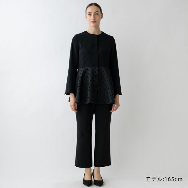 ☆】【返品不可】【SONO NAVY】-Dot JACQUARD-ﾁｭﾆｯｸﾚﾃﾞｨJK