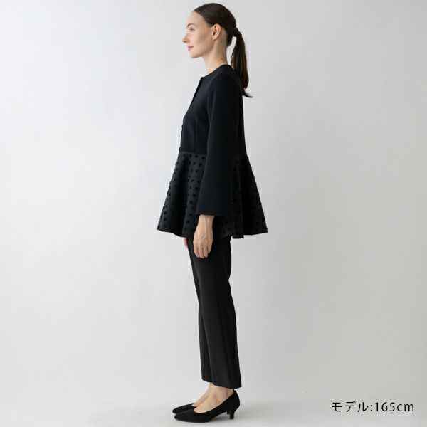 Sono（ソーノ）の「【SONO NAVY】－Dot Jacquard－チュニック