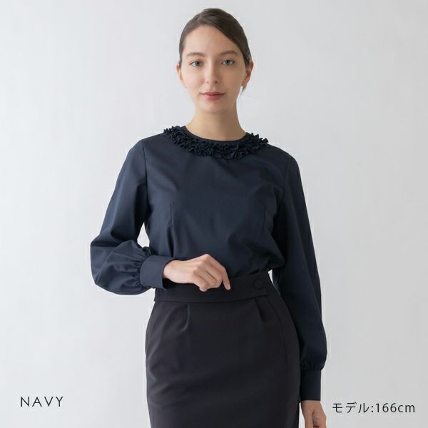 Sono - 22SS 完売品 sono ネイビー ドラマチックラッフル