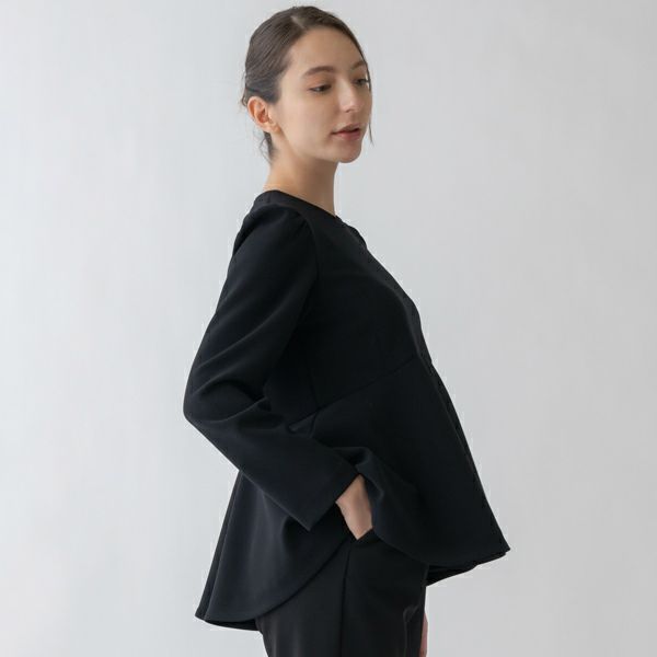 MORE SALE】【返品不可】【SONO NAVY】ﾚﾃﾞｨﾌﾚｱﾉｰﾌﾞﾘｰﾌﾞﾗｳｽ