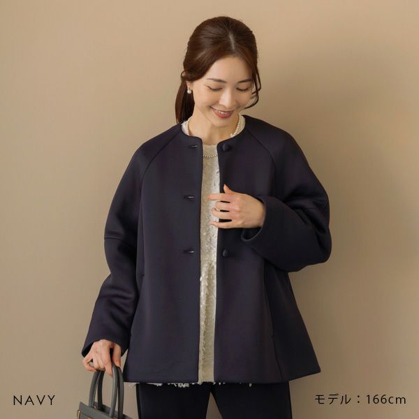 流行り の ブランド  SONO NAVY】ﾏｼｭﾏﾛｺｰﾄ-YOUTHFUL-【20240119】【20240209 ジャケット・アウター