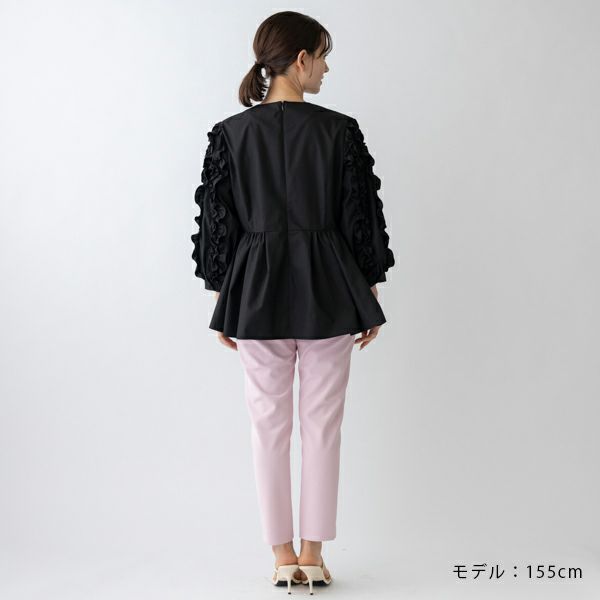 【SONO/ソーノ】フリルフルチュニックプルオーバー SONO/ソーノ】ﾌﾘﾙﾌﾙﾁｭﾆｯｸﾌﾟﾙｵｰﾊﾞｰ（Tシャツ/カットソー）｜Sono