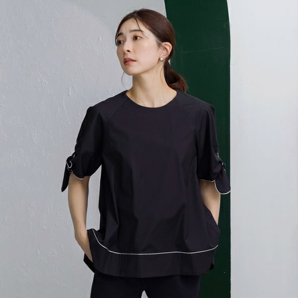 SONO】リボンカフサックフレアブラウス【20250321】 | Spendard.com