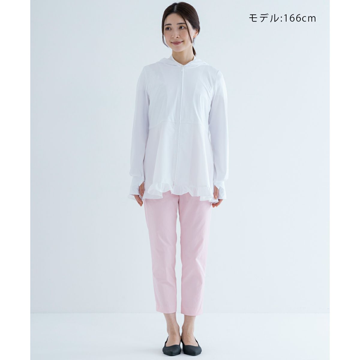 SONO】Rash Guard ティアードフレアチュニックフーディ