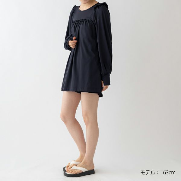 SONO クラシック　フリルフルチュニックプルオーバー レディース MORE SALE】【返品不可】【SONO】フリルフルチュニックプル