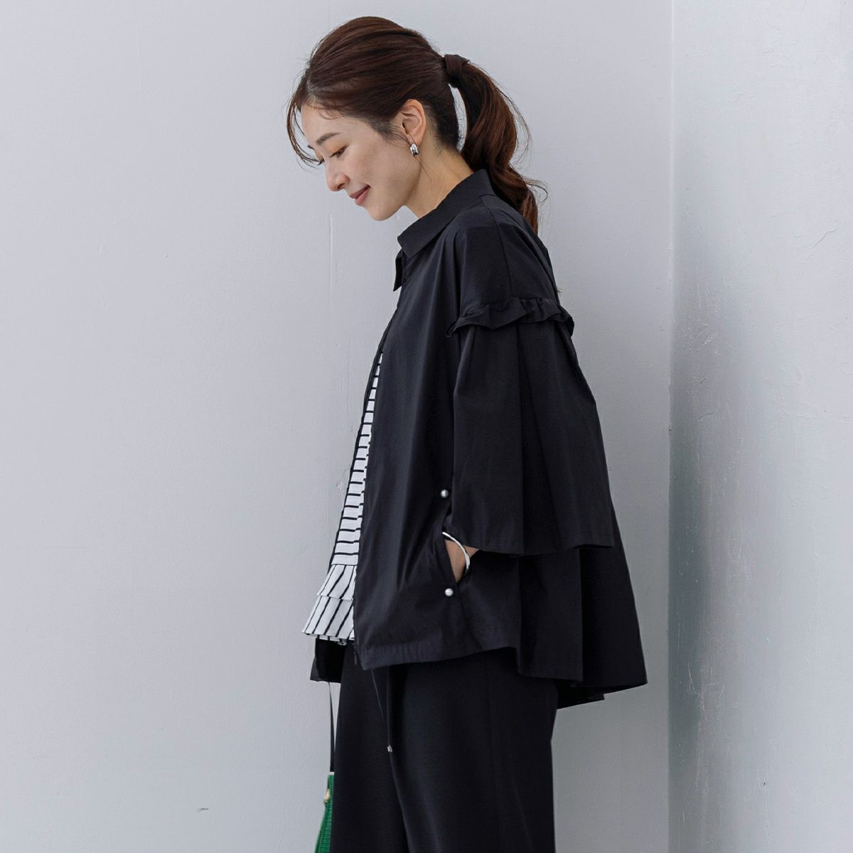 FLASH SALE】【返品不可】【SONO】ﾌﾛｰｲﾝｸﾞﾌﾚｱ撥水2WAYﾗｲﾄｼﾞｬｹｯﾄ  