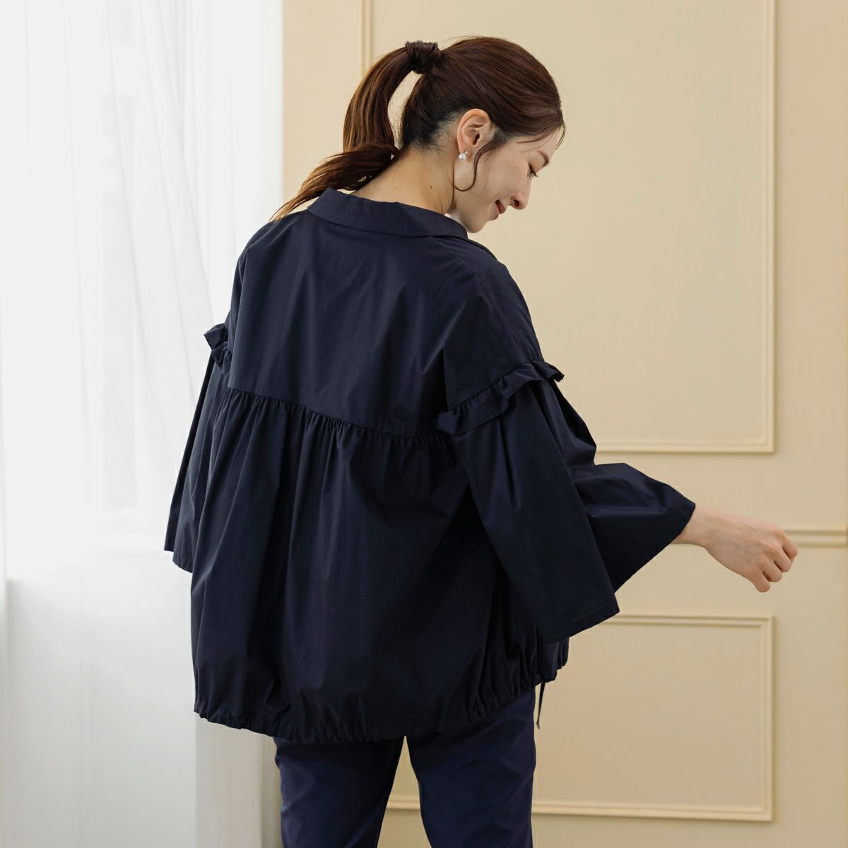 FLASH SALE】【返品不可】【SONO】ﾌﾛｰｲﾝｸﾞﾌﾚｱ撥水2WAYﾗｲﾄｼﾞｬｹｯﾄ  