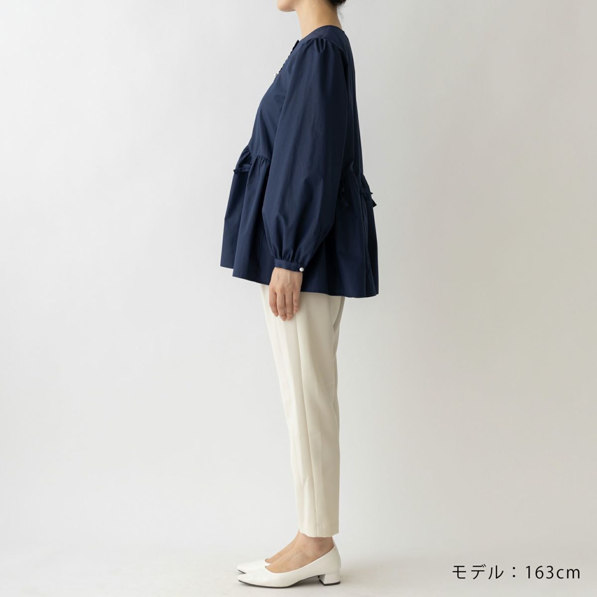 Sono メニメニリボンブラウス F ネイビー MORE SALE】【返品不可】【SONO】ﾒﾆﾒﾆﾘﾎﾞﾝﾌﾞﾗｳｽ【20240906