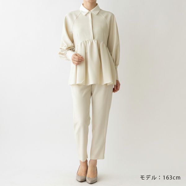 SONO NAVY】【防シワダブルクロス】ﾊﾐﾝｸﾞﾚﾃﾞｨﾌﾞﾗｳｽ【20240920】【9月号  