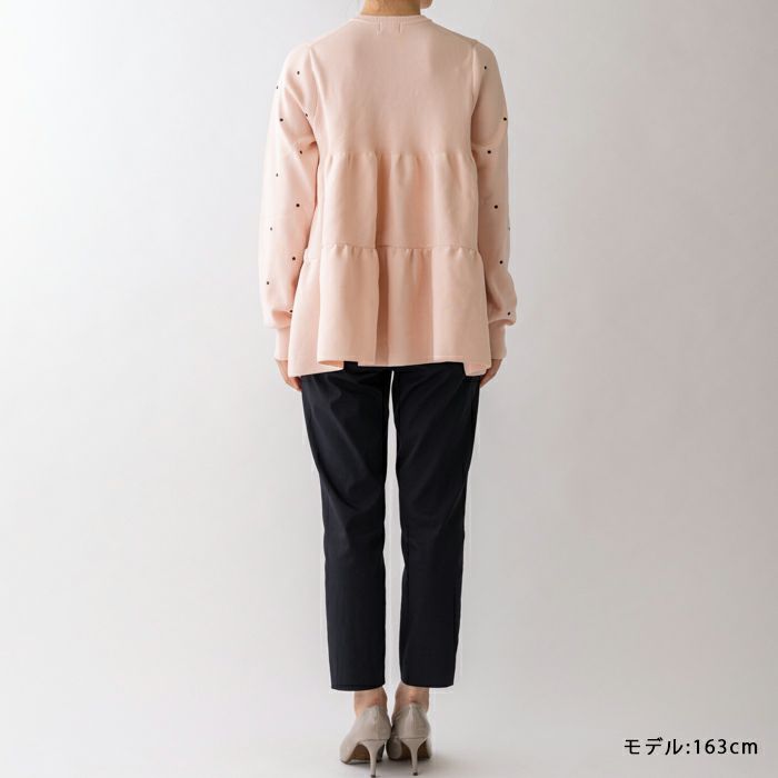 Sono ニット セーター 「SONO/ソーノ」バックティアード