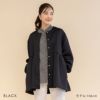 【SONO】マシュマロコート-HUMMING ブラック Sono ジャケット ノーカラージャケット 「SONO/ソーノ