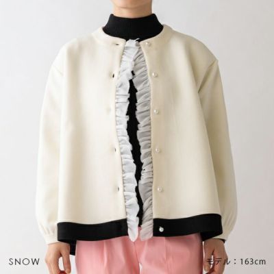 Sono ペプラムカーディガン 返品不可】【SONO】チアフル3Dペプラムニットカーディガン