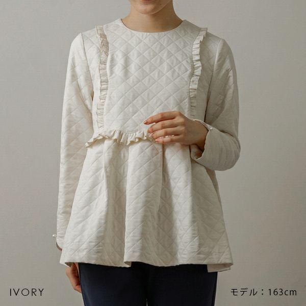 SONO キルトジャガードブラウス MORE SALE】【返品不可】【SONO】ｸﾛｽ  
