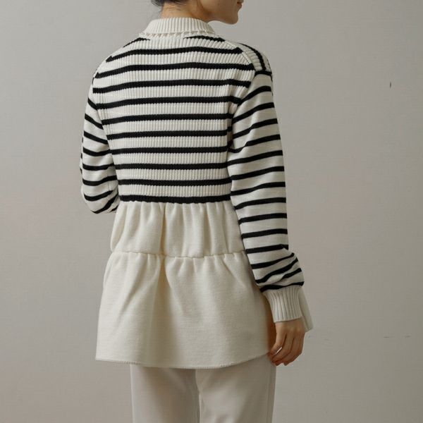 返品不可】【SONO】ﾃｨｱｰﾄﾞﾍﾟﾌﾟﾗﾑ3Dﾆｯﾄﾌﾟﾙｵｰﾊﾞｰ【20241101