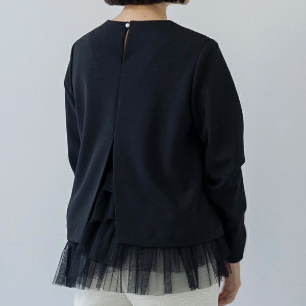 【SONO】ソフトタッチプリマプルオーバー　ブラック MORE SALE】【返品不可】【SONO】チュチュールハイブリッドプル