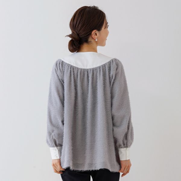 MORE SALE】【返品不可】【SONO】フラッピーサックブラウス