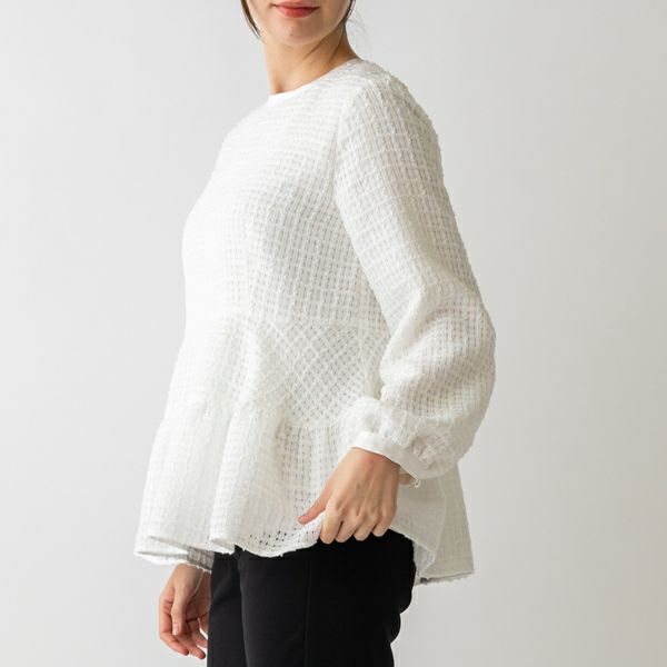 MORE SALE】【返品不可】【SONO NAVY】エアリーツイード