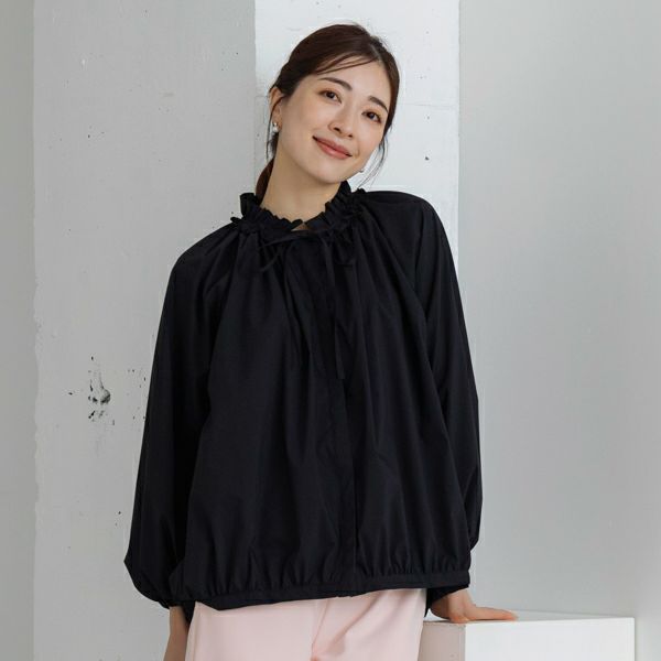 MORE SALE】【返品不可】【SONO】パフィーギャザー撥水ジャケ