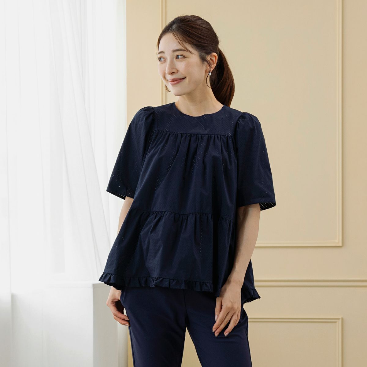 Sono ブラウス シャツ ZOZO限定再販「SONO/ソーノ」ティアード