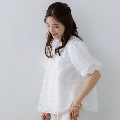 Sono tシャツ 「SONO/ソーノ」フリルフルチュニックプルオーバー