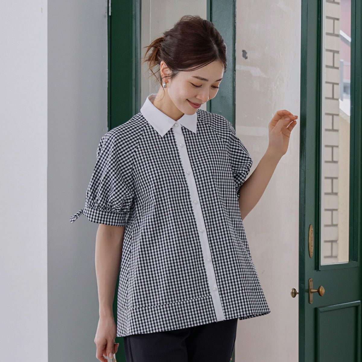 Sono ブラウス シャツ ZOZO限定再販「SONO/ソーノ」リボンカフ