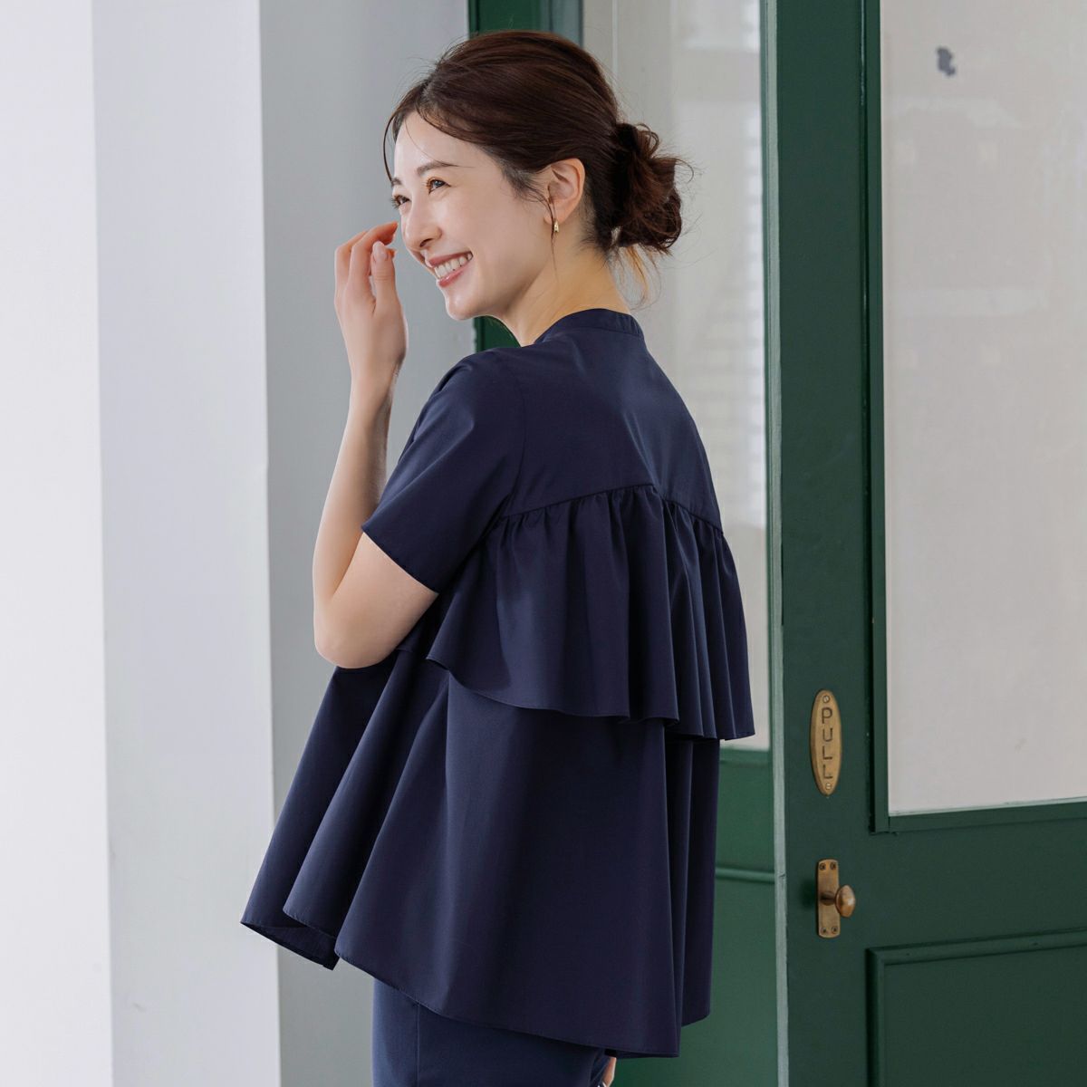 SONO/ソーノ　パールボタン　ポタリースリーブフレアジャケット ジャケット | Spendard.com