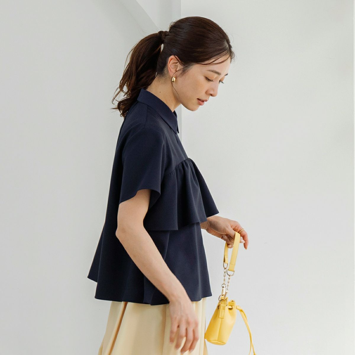 SONO】フリルフルショートブラウス【20250613】 | Spendard.com
