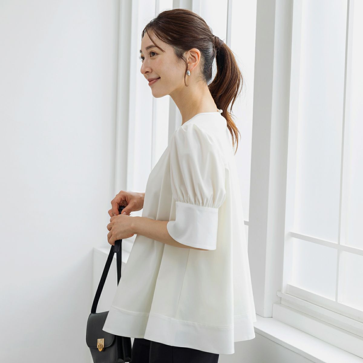 tシャツ 「SONO/ソーノ」「Summer Stretch」サークルフレアチュニックプルオーバー レディース Sono tシャツ 「SONO/ソーノ」「Summer Stretch」サークルフレア