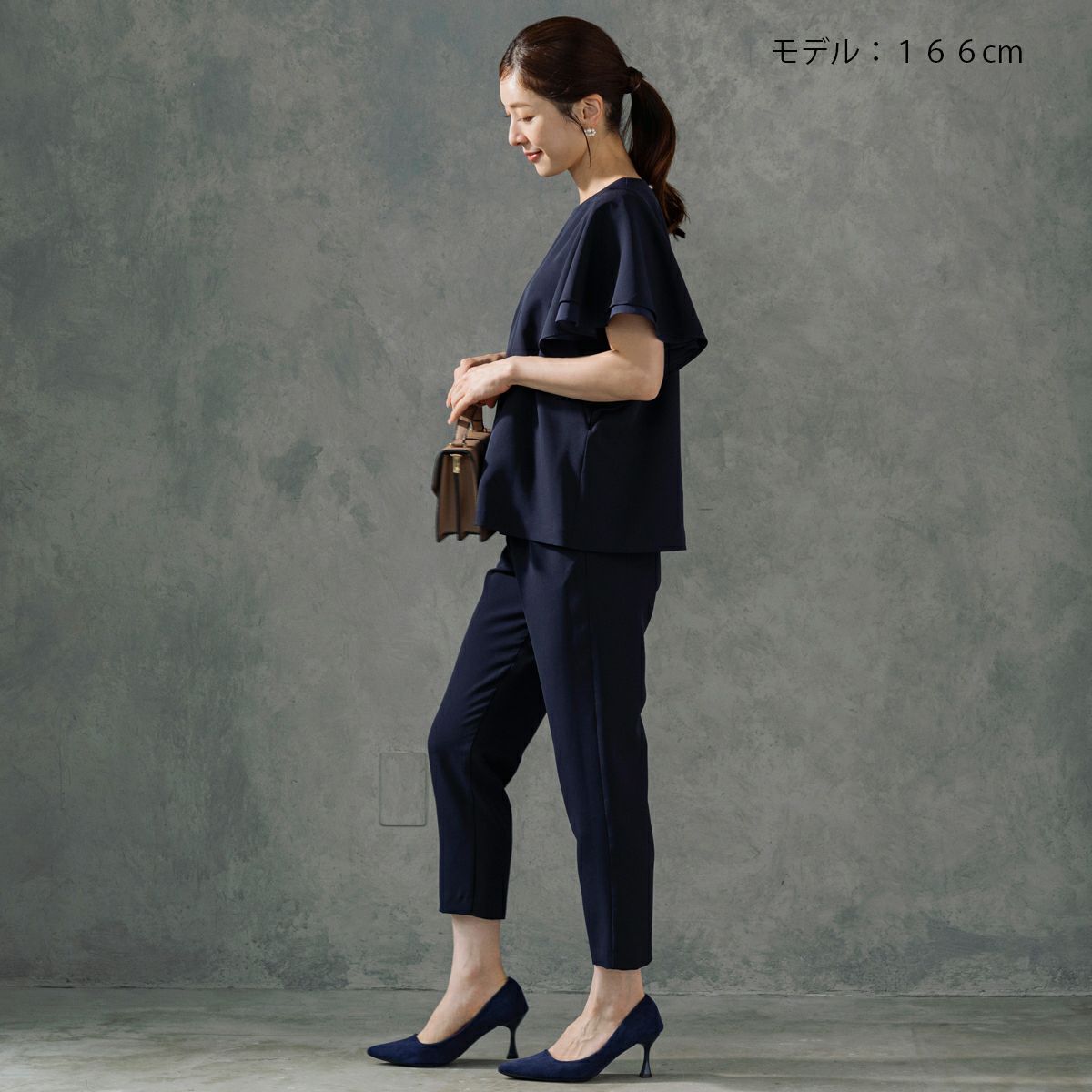 SONO NAVY】ハーモニーフレアブラウス【20250711】 | Spendard.com