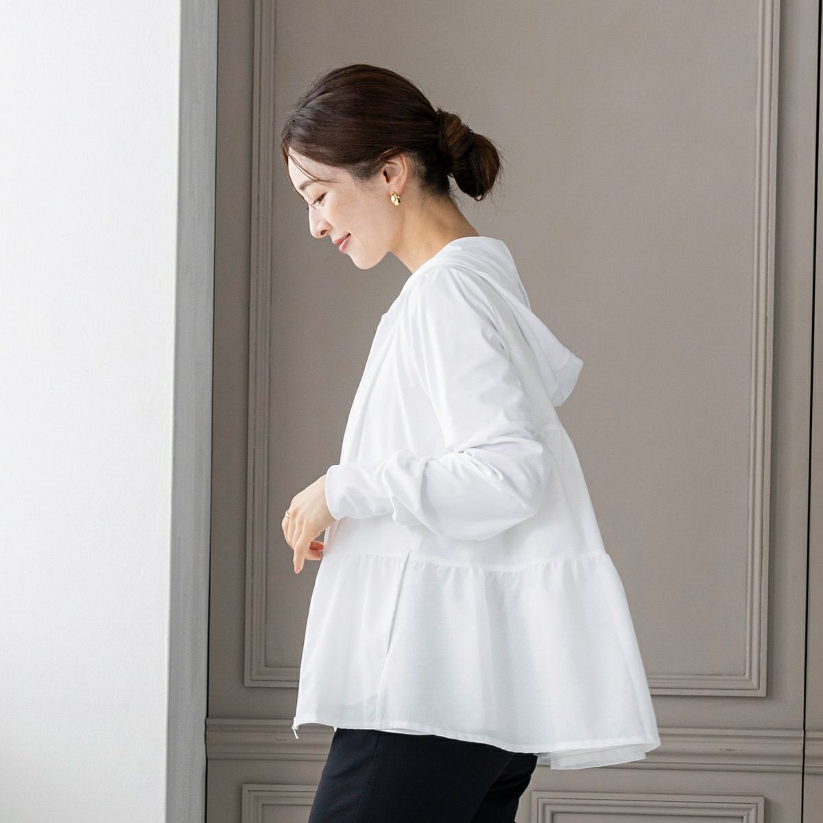 SONO】ダブルペプラムパーカー【20250718】 | Spendard.com