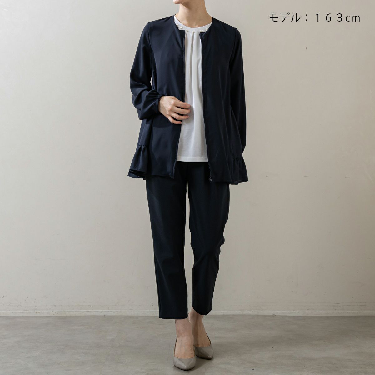 SONO ジャガードスマートティアードジレ SPECIAL SALE]JQスマートティアードジレ[S232JV044] – SONO