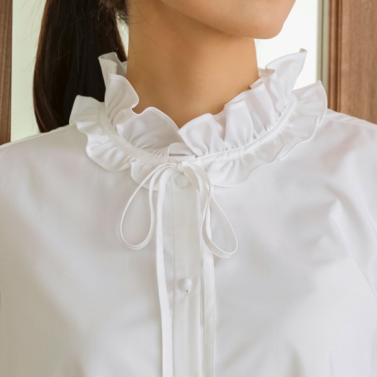 SONO】ブランフリルブラウス【20250907】 | Spendard.com