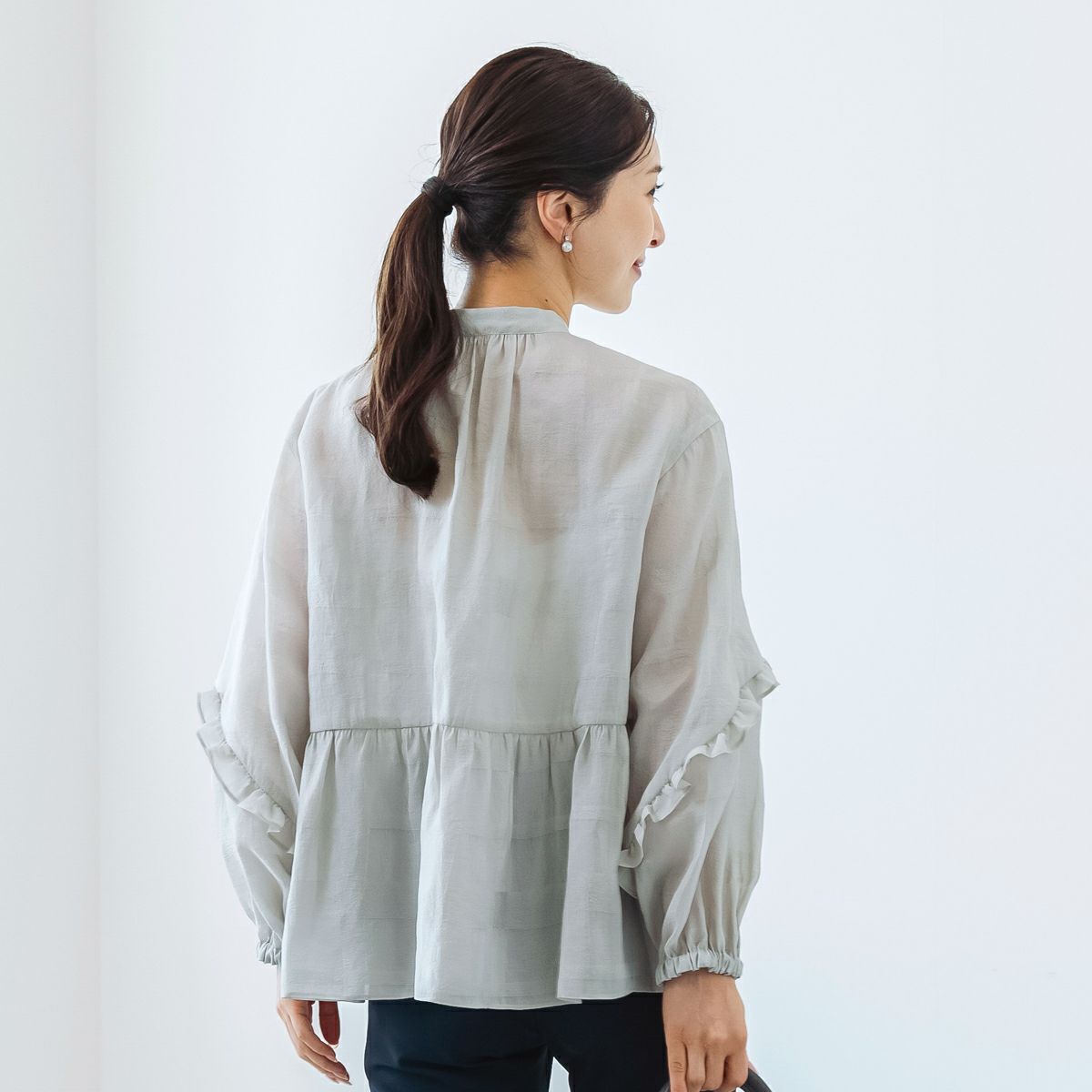 SONO】エアリーチェックブラウス【20250907】 | Spendard.com