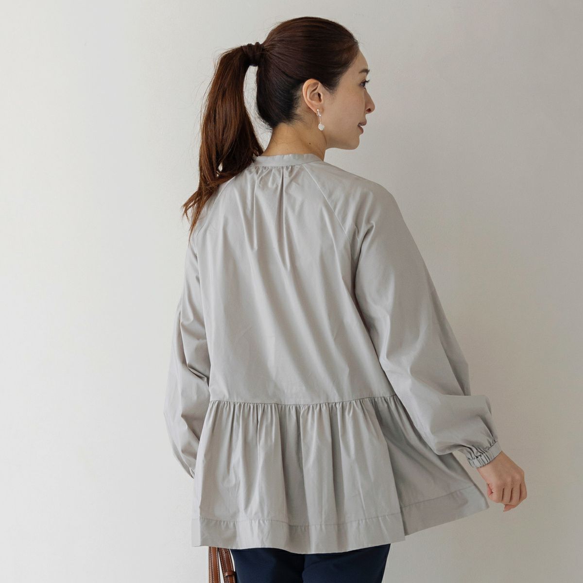 SONO未使用パールブラウス Sono ブラウス シャツ 「SONO/ソーノ」ウェイビータックパール