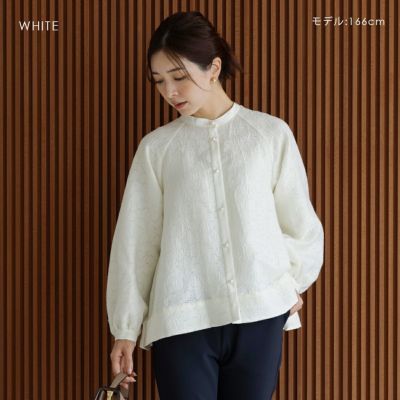 SALE】【返品不可】【SONO】スカラモチーフブラウス【20250822