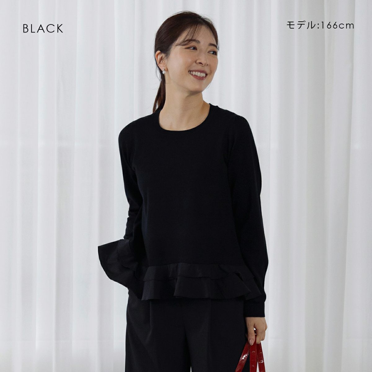 ダックス　新品★MAISON SONO ペプラムシャツ Taffeta Peplum T-shirt/タフタペプラムTシャツ【MAISON SPECIAL