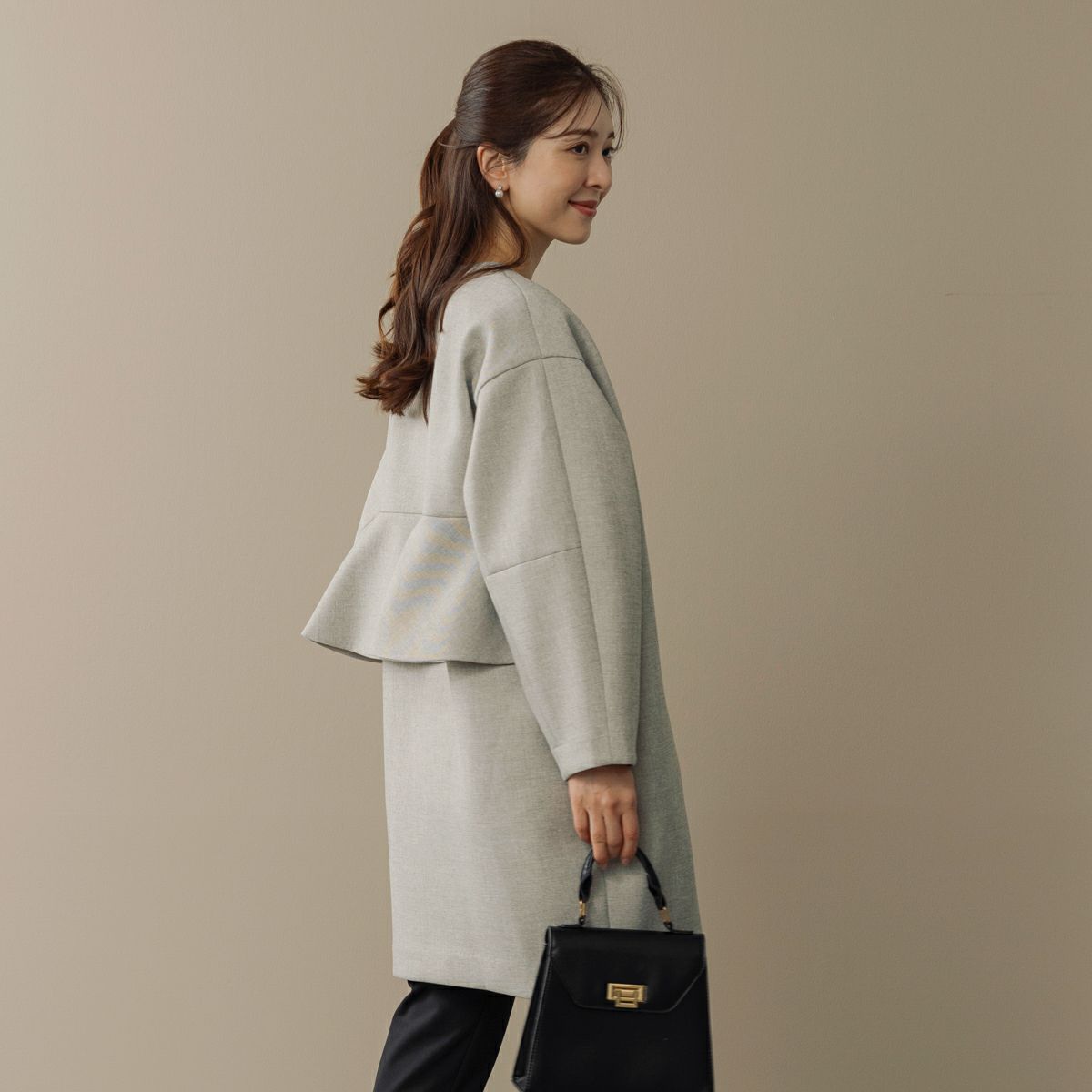 SONO】マシュマロホイップ バックフリルコート【20251017】 | Spendard.com