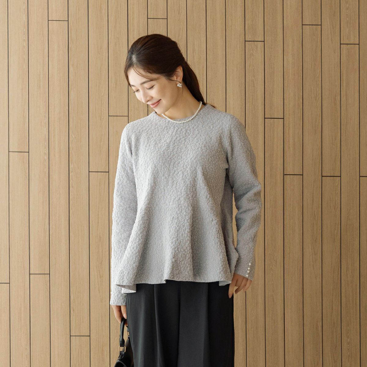 SONO】ブライトジャカードニットプルオーバー【20251017】 | Spendard.com