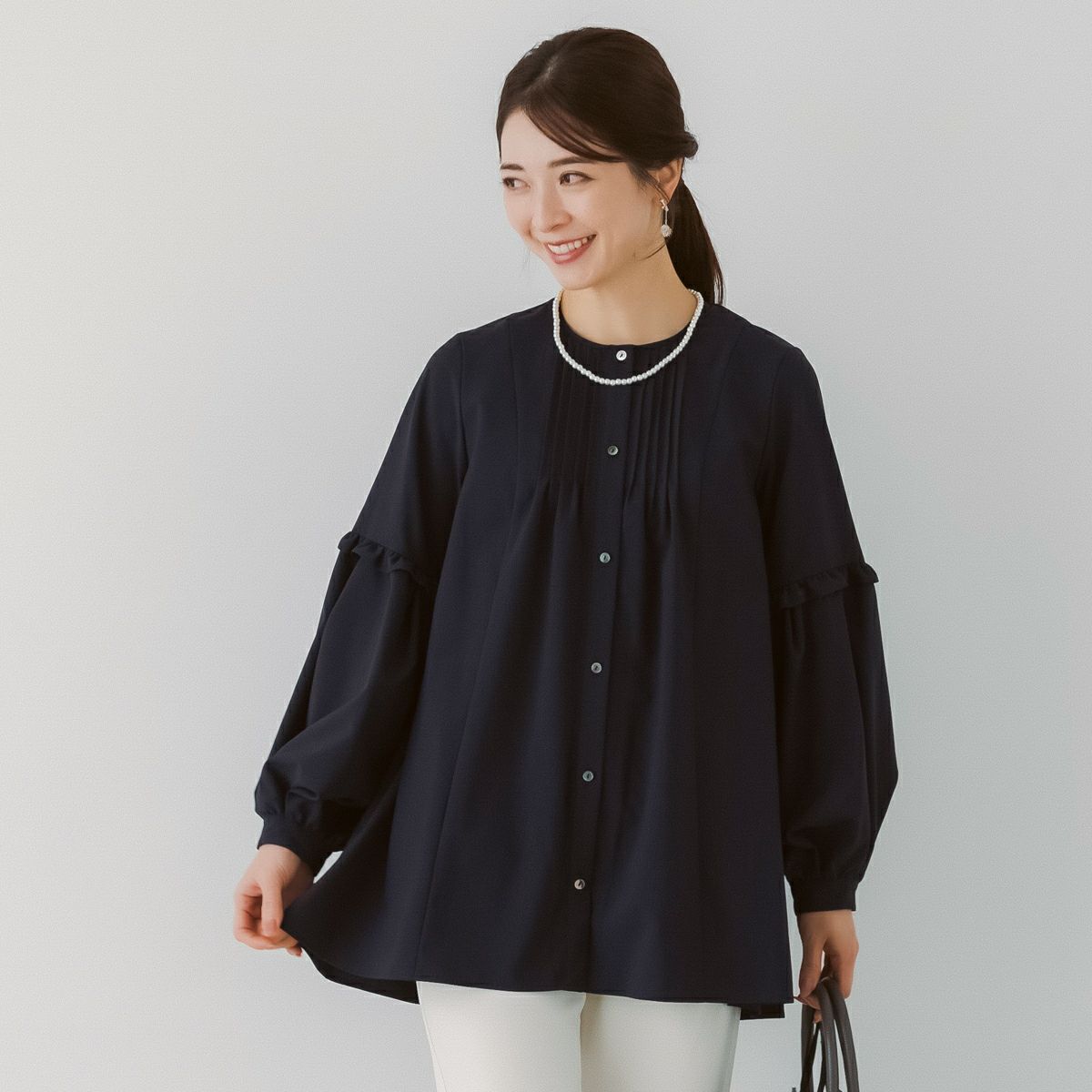 SONO】フローイングフリルチュニックブラウス【20260116】 | Spendard.com