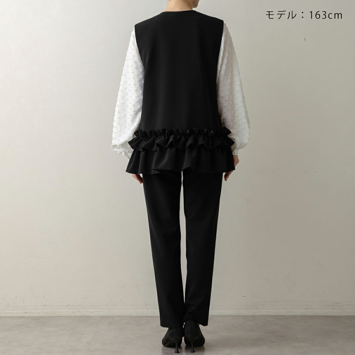 SONO エアリーツイードチュニックジレ 41ag-1aZcOL._AC_SX466_.jpg