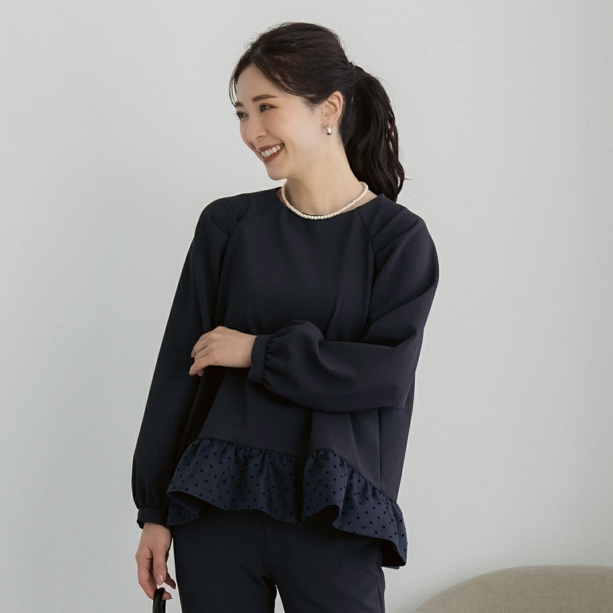 SONO】フロートドビー・ペプラムブラウス【20260220】 | Spendard.com