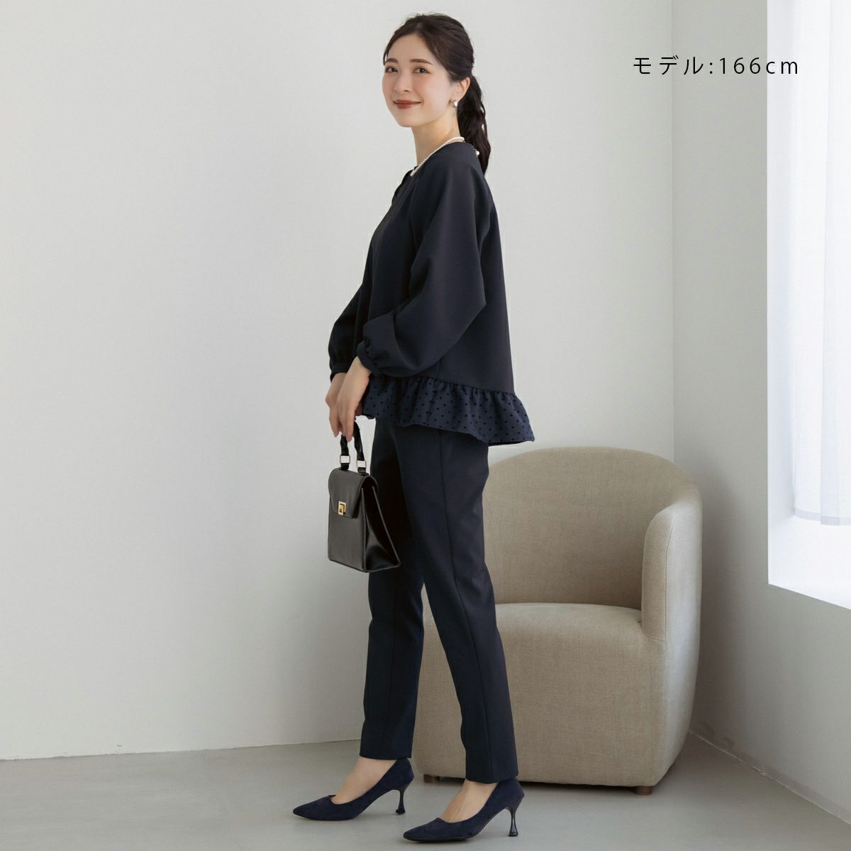 SONO】フロートドビー・ペプラムブラウス【20260220】 | Spendard.com